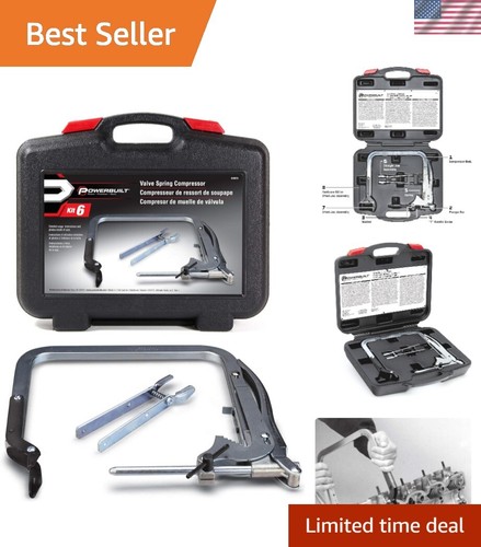 Valve Spring Compressor Kit, Remove Coil Springs, Cylinder Heads, T-Handle, C... - Picture 1 of 7