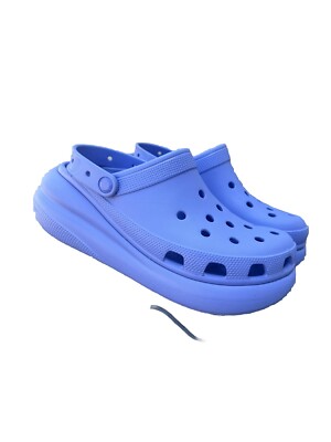 Men’s Platform Croc’s - Purple Crush Crocs Classic Crush Platform Added Height Purple Clog 207521  main image 3