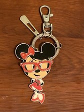 DISNEY WORLD MINNIE MOUSE KEY CHARM KEYCHAIN PURSE BACKPACK BAG CHARM