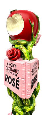 *NEW* ANGRY ORCHARD - HARD CIDER ROSE - SHORTY - BEER TAP HANDLE   
