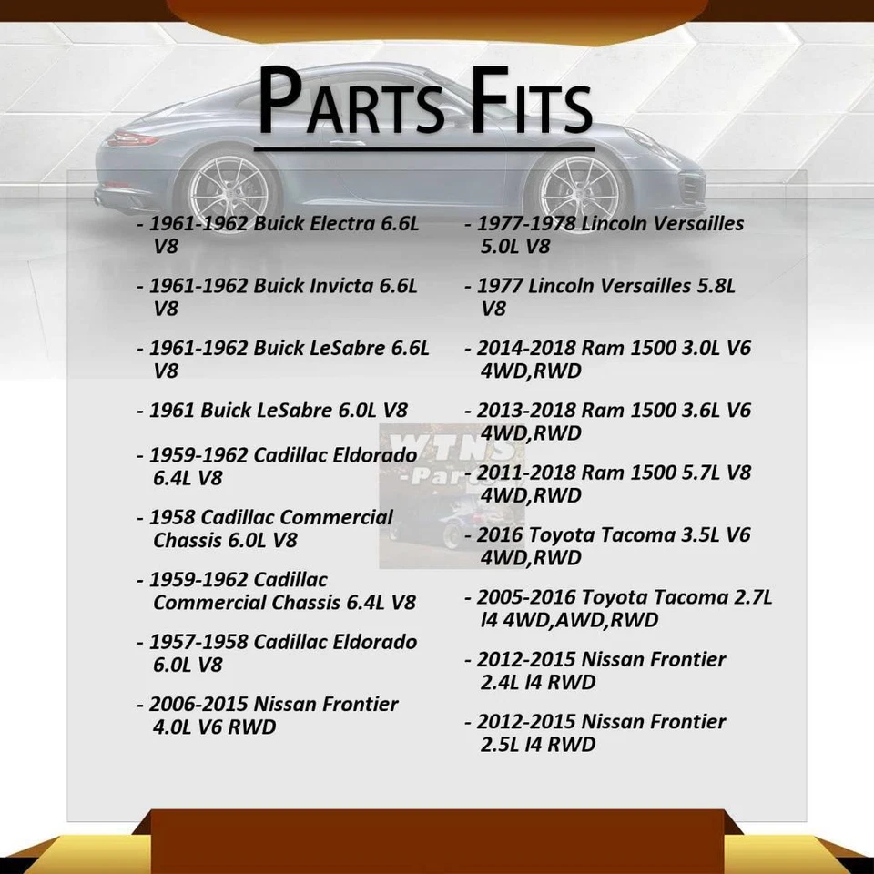 Compatível com 2005 2006 Toyota Tundra GMB eixo traseiro todas as juntas junta universal - Imagem 2 de 4