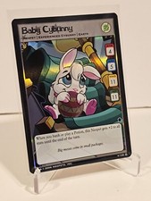 NEOPETS BABY CYBUNNY HOLO FOIL HAUNTED WOODS SET 4/100 WOTC - MINT/Pack Fresh