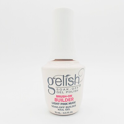 Harmony Gelish - Soak Off Brush-On Builder Gel - Light Pink Nude - 15ml / 0.5oz