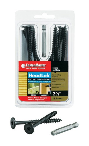 FastenMaster HeadLok No. 10 S X 2-7/8 in. L Spider Epoxy Wood Screws 12 pk
