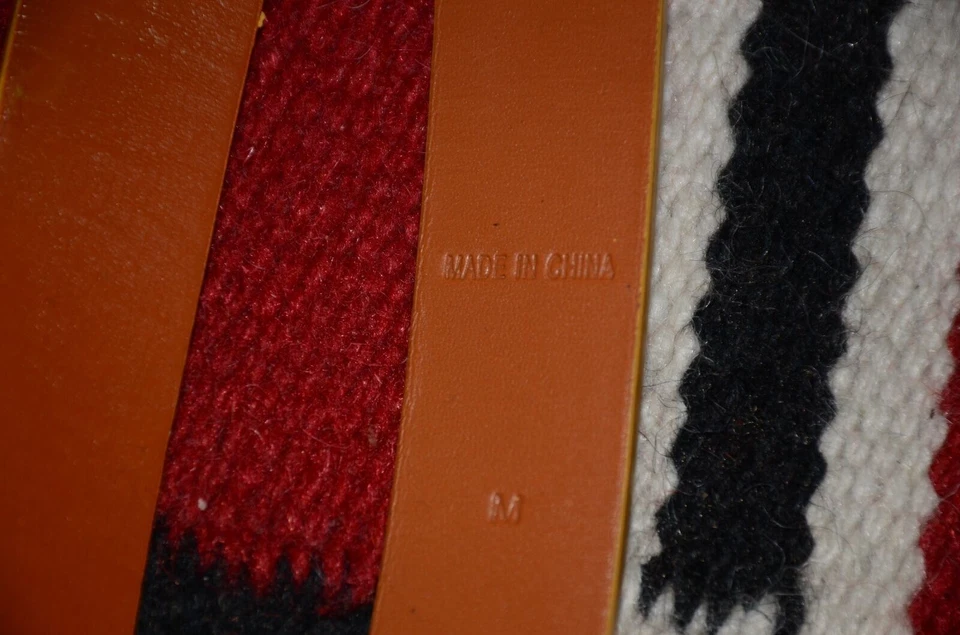 Cinturón Ralph Lauren Moda Ecuestre Cuero M Foto 3 de 3