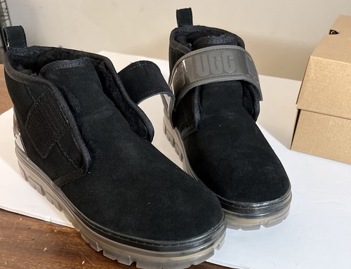 UGG NEUMEL CLEAR BLACK CHUKKA BOOTS WOMEN'S SIZE US 5 1137030 (100% AUTHENTIC) - Picture 9 of 14