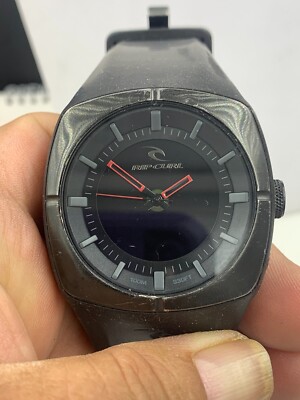 Rip Curl Watch A2780 Havok Core Surf Black Digital Analog working