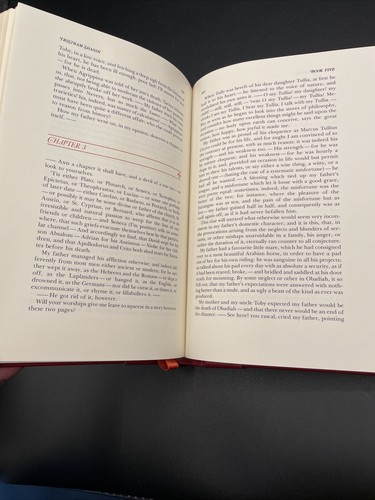 Tristram Shandy by Laurence Sterne 1981 1/4 Leather-Bound Franklin Library - Picture 16 of 19