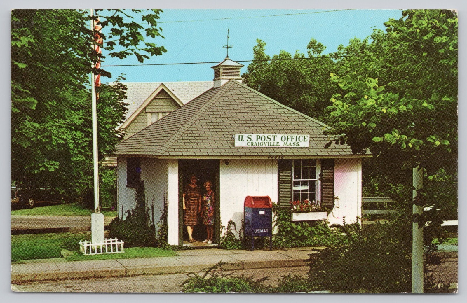 Craigville Massachusetts, US Post Office, Cape Cod, Vintage Postcard eBay