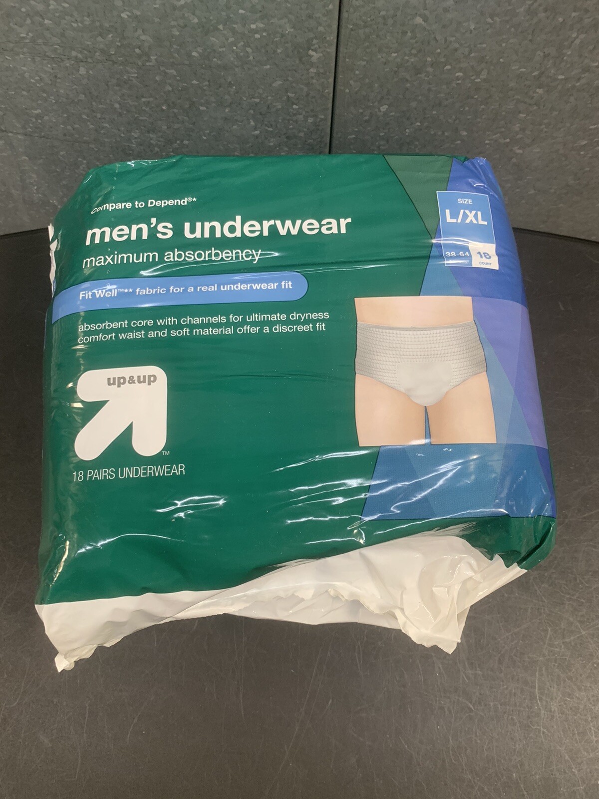 New And Sealed Up & Up Men’s Disposable Underwear-L/XL