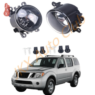 2PCS Front Fog Lamps Light n For NISSAN PATHFINDER R51 2005-2010 2011 2012 13 14