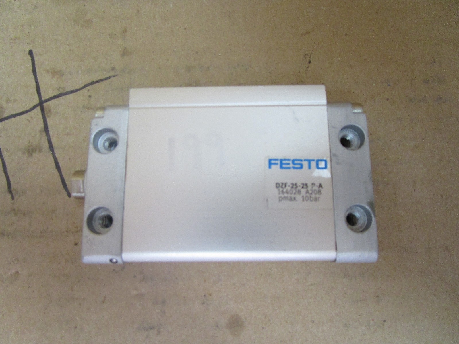 Festo Flat Cylinder DZF-25-25-P-A DZF2525PA 10 Bar New