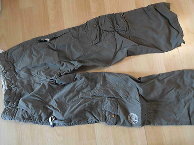 POINTER coole gefütterte khaki Cargohose Thermohose Gr. 110 o. 128 NEU