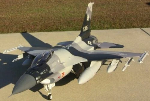 F-16 Fighting Falcon EDF 60" Wing R/C Airplane Laser Cut Balsa Ply Short Kit