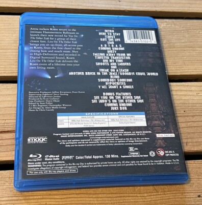 Korn - Live On The Other Side (Blu-ray Disc, 2008) for sale