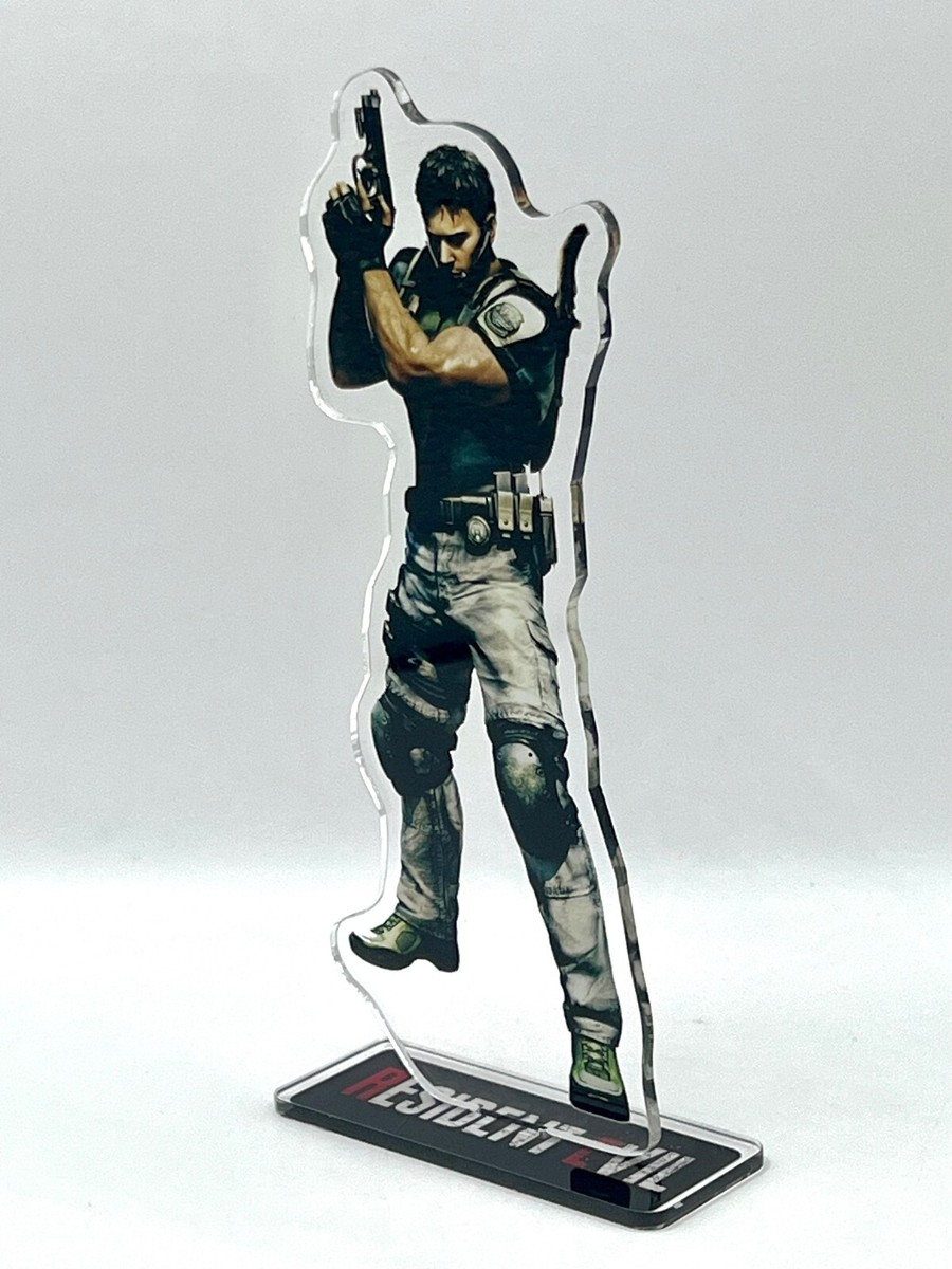 NEW Resident Evil Chris Redfield 2D Vinyl Stand Figure Model