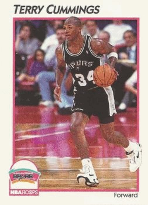 1991-92 Hoops McDonald's Basketball 39 Terry Cummings