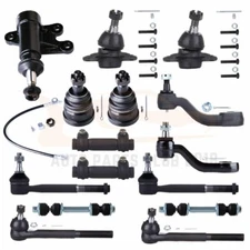15pc Front Ball Joints Tie Rod Ends Pitman Idler Arm Kit for GMC C2500 C3500