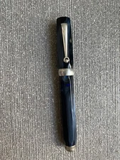 Montegrappa Mediterranean Blue Fountain Pen Sterling Silver Molina Guild