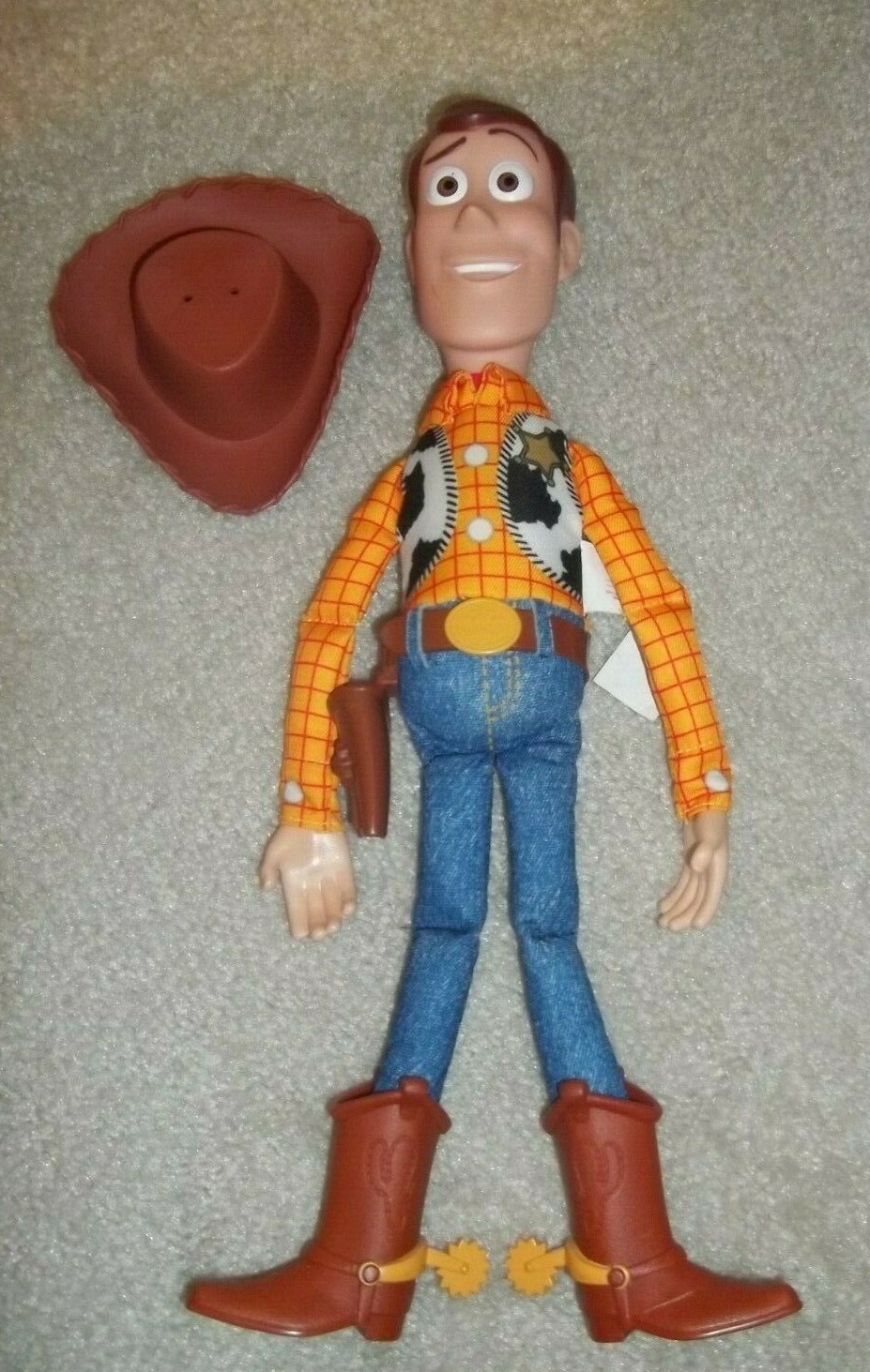 Toy Story Pull String Talking Woody, Thinkaway Toys 16" Mint Works 30