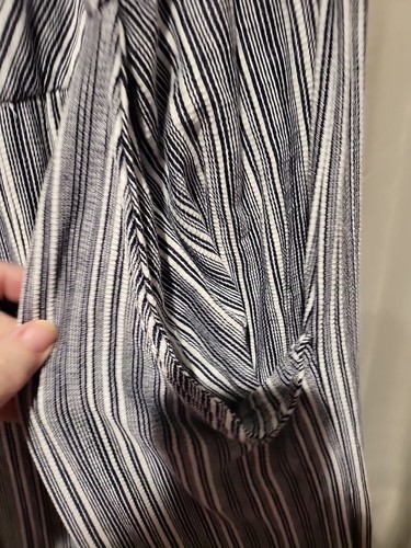 A.N.A Striped Sleeveless Pocketed Strechy Plus Size Jumpsuit 3X - Picture 6 of 14