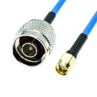RF cable N male to RP-SMA male RG402 .141" Flexible Semi-Rigid 60" 5ft. — photo 2