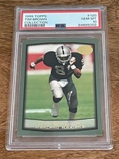 1999 Topps Collection Tim Brown #120 Oakland Raiders  PSA 10 **POPULATION 1**
