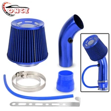 Car Cold Air Intake Filter Induction Kit 3" Pipe Aluminum Power Flow Hose System