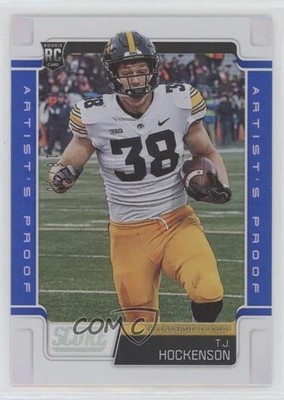 2019 Score Rookies Artist Proof 18/35 TJ Hockenson #422 Rookie RC 3h1