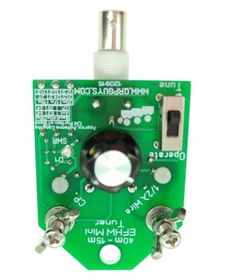 EFHW Mini Antenna 40m-15m with Tuner