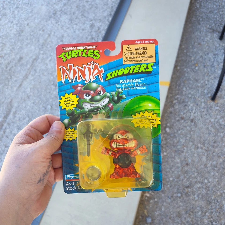 Винтаж 1995 Teenage Mutant Ninja Turtles Ninja Marble Shooter Рафаэль - Изображение 3 из 3