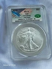 2024 American Silver Eagle CACG MS70 "First Delivery" Paul Nugget Signature 1 Oz