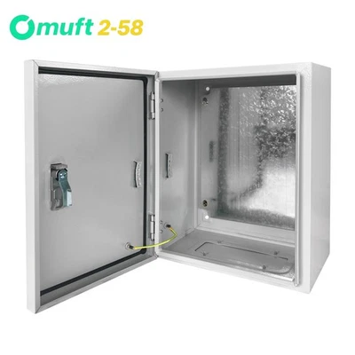 HUALEY Steel 16x16x8'' Electrical Enclosure Box Wall Mount Junction Outdoor IP65