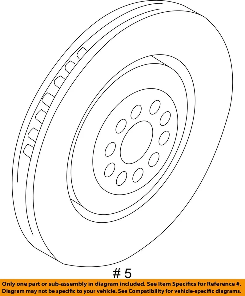 ROTOR DE FREIO DIANTEIRO DIREITO 2014 2015 2016 2017 AUDI RS7 FABRICANTE DE EQUIPAMENTO ORIGINAL - Imagem 4 de 4