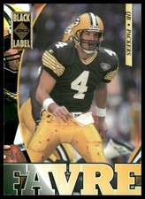 Brett Favre 1995 Collector's Edge #71 Black Label Green Bay Packers