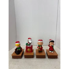 Hallmark Peanuts Wireless Band musical figures Tested Working set of 4