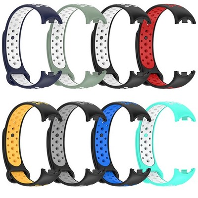 For Mi Band 8 Smart Watch Strap Sport Silicone TPU Wristwatch Band Bracelet