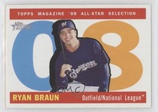 2009 Heritage Topps Magazine All-Star Selection SP Ryan Braun #490 0t2