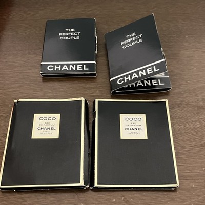 CHANEL The Perfect Couple Perfume Sample Cards Coco Chanel No. 5 Collectible