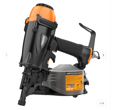 #ad Freeman Pneumatic 15 Degree 2 1 2quot; Coil Siding Nailer $179.99