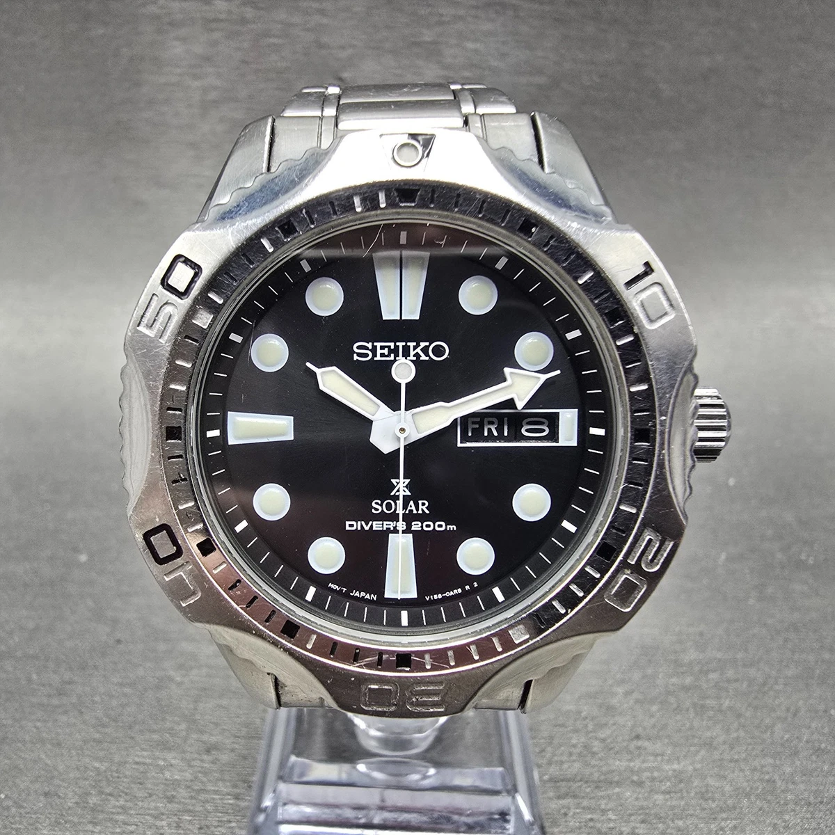 Seiko Solar Diver Analog Wristwatches for sale | eBay