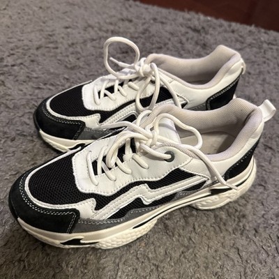 Women s Sneakers, Francesco Bella, Black/White, size 7 - NEW!