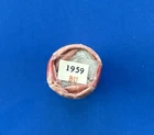 QTY 20 -One 1/2 Roll of 1959 P Brilliant Uncirculated Silver Washington Quarters