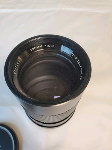 Konica Minolta Vivitar Auto Telephoto 135mm f2.8 MD Mount Prime Lens Japan Made - Picture 9 of 11