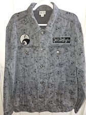 GENUINE DISNEY XL NIGHTMARE BEFORE CHRISTMAS JACK SKELLINGTON JEAN DENIM JACKET