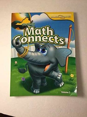 Math Connects, Volume 2, Virginia - Paperback, by Carter Cuevas Day - Very Good
