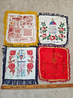 WW2 Era US Army Pillow Shams/Covers - Lot of 4 - Camp Stewart, Camp Chaffee etc. — photo 1