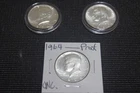 UNCIRCULATED 90% SILVER 1964  P  +  D + MIRROR FINISH PROOF Kennedy Half Dollars