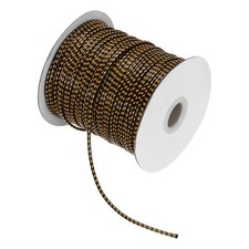 Waxed Cord 2mm Waxed Thread 87 Yard Wax String Cord Golden Yellow/Black 