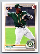 2020 Bowman Draft #BD155 Robert Puason (ref 214769)